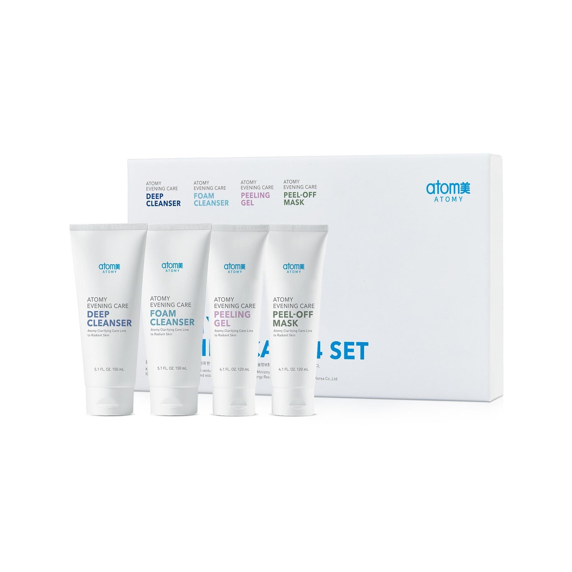 Atomy Evening Care 4 Set tubos individuales fondo blanco
