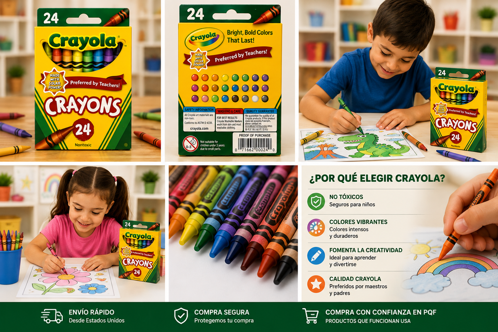 Crayola Crayons 24 Colors – Non-Toxic Coloring Crayons for Kids, School & Crafts