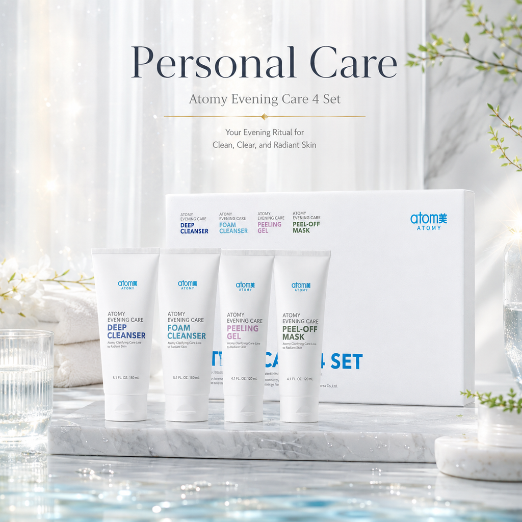 Atomy Evening Care 4 Set completo con caja y 4 tubos