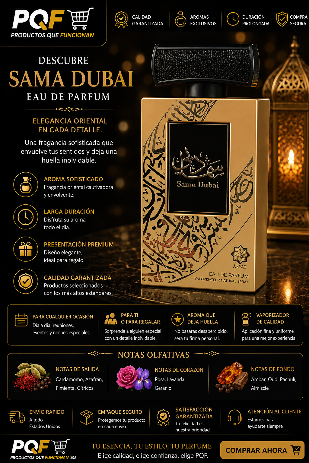 SAMA DUBAI Eau de Parfum by Abyat - Perfume Árabe Oriental
