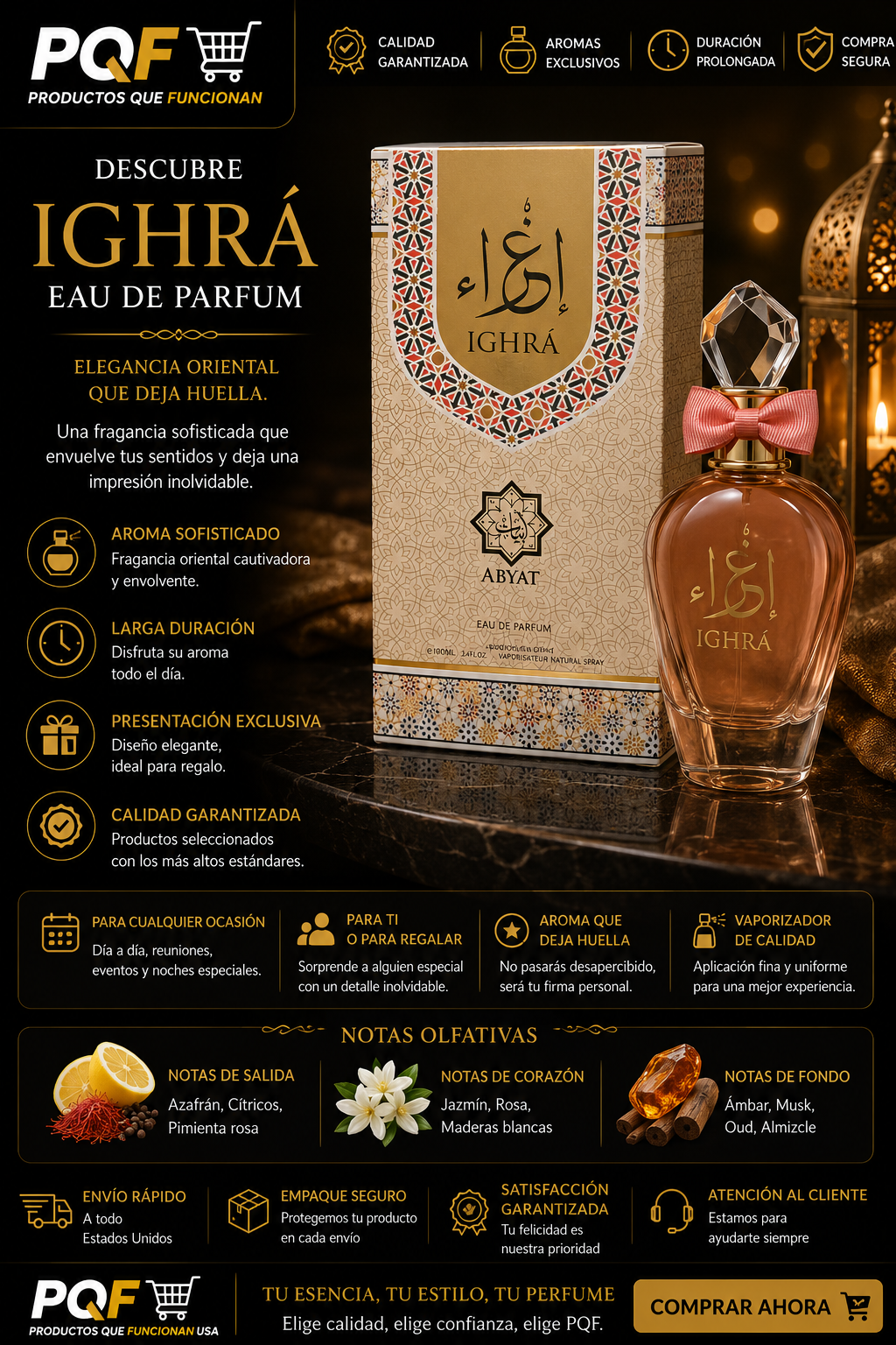 IGHRÁ Eau de Parfum by Abyat - Perfume Árabe Oriental
