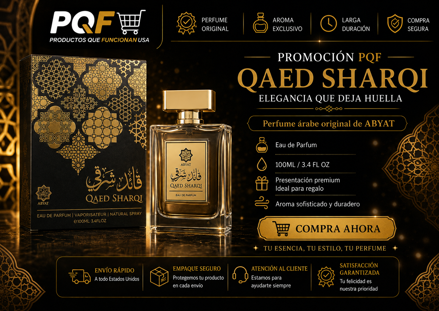 QAED SHARQI Eau de Parfum by Abyat - Perfume Árabe Oriental