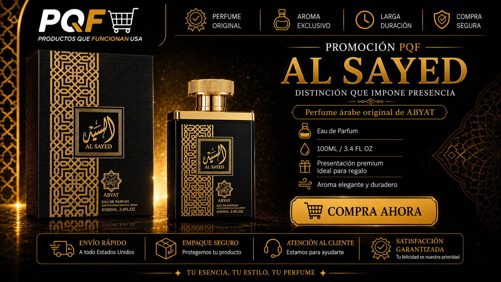 AL SAYED Eau de Parfum by Abyat - Perfume Árabe Oriental
