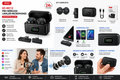 XO MC12 Pro Wireless Lavalier Microphones con Pantalla LED – Compatible con iPhone y Android